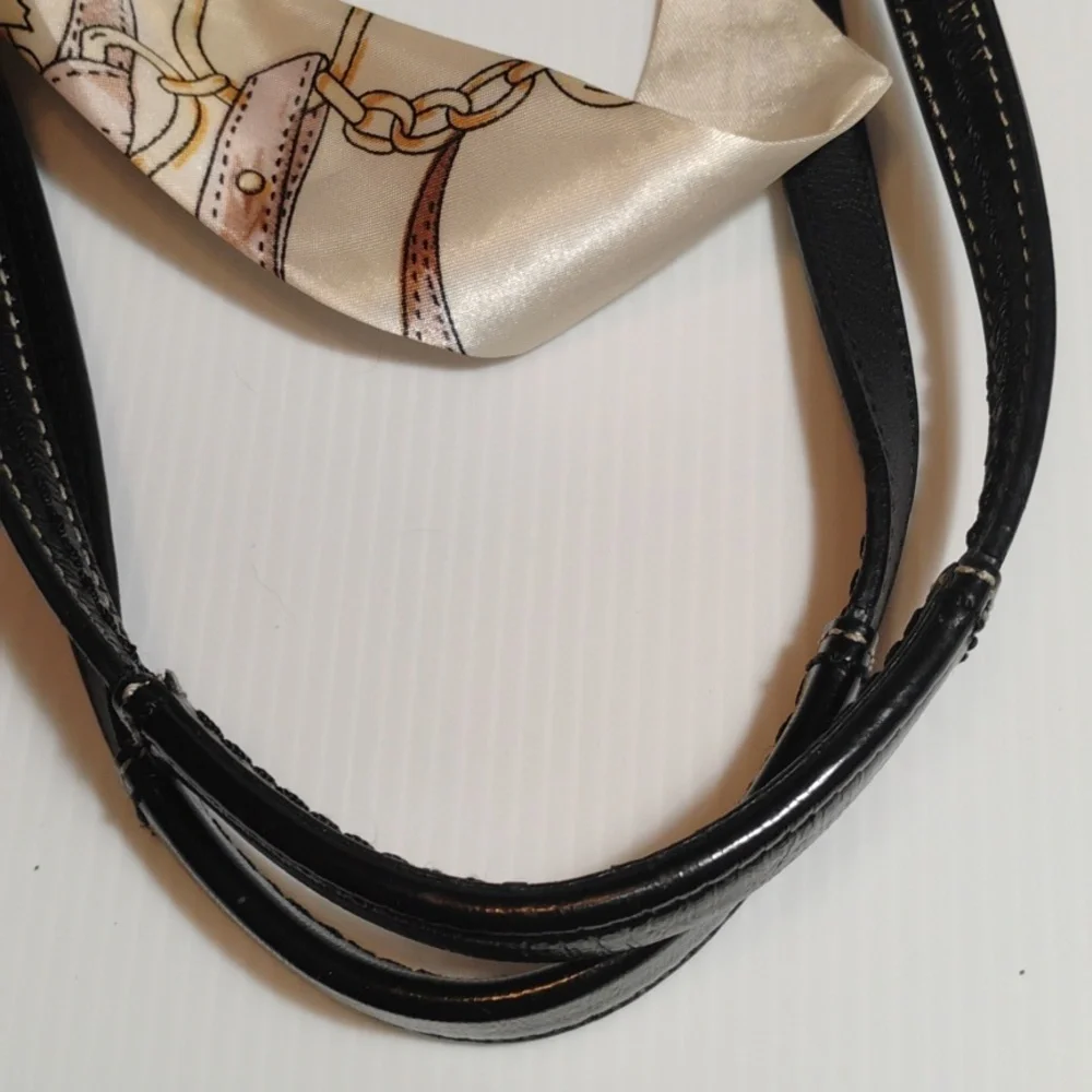 Coach signature monogram Black and Cream Tote shoulder Bag